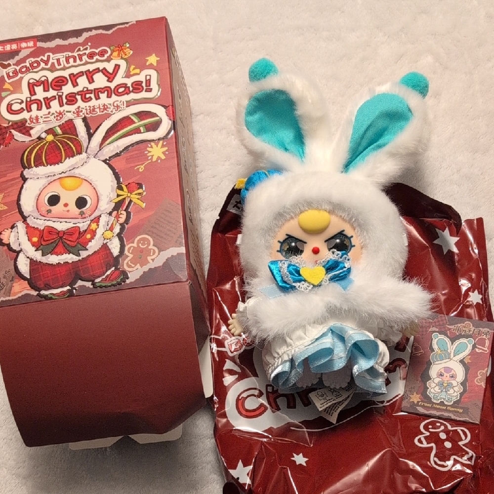Baby Three Frost Moon Bunny With Special Eyes
